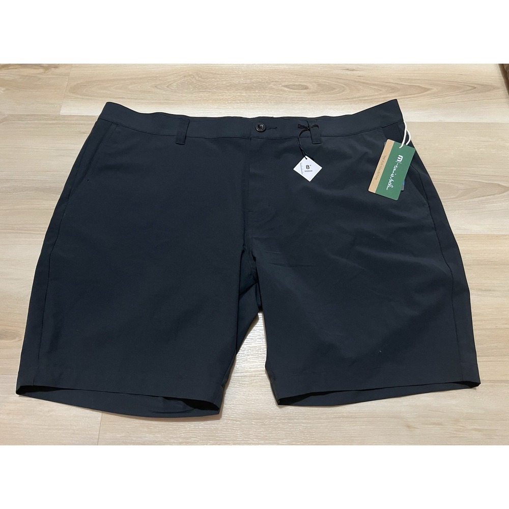 NWT Travis Mathew Bermuda Chino Black Golf Shorts Men's Size‎ 42 MSRP $89.95